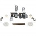 Rumfo Alloy Replacement Toilet Seat Hinge Toilet Mountings Set with Bolts and Nuts For Toilet Accessories - B075Q9YQ9W